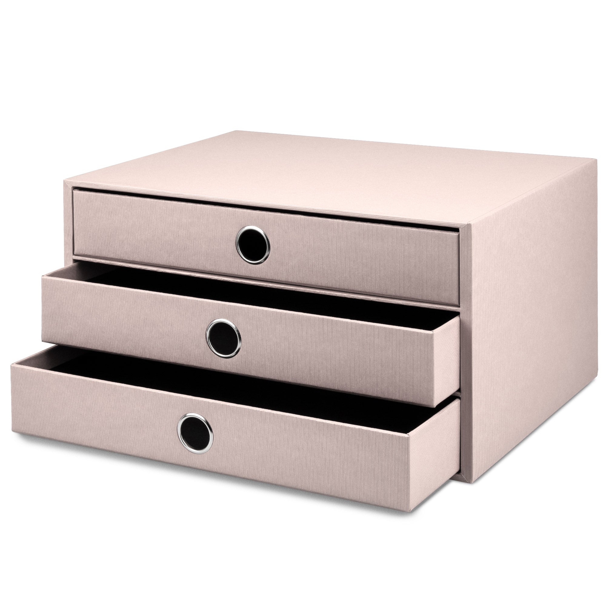r-ssler-s-o-h-o-schubladenbox-a4-querformat-3-f-cher-powder-rosa image 2