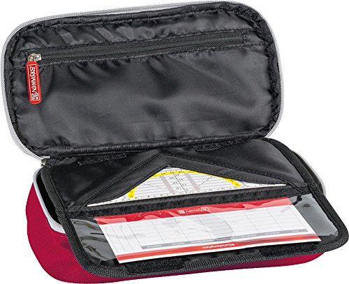 brunnen-schlamper-etui-city-beat-22-x-11-x-6-cm-schlamperm-ppchen-rot-kariert image 4
