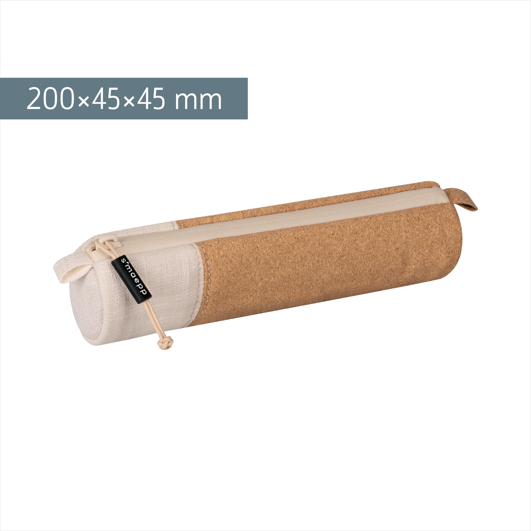 brunnen-schlamperm-ppchen-s-maepp-s-cork-creme-braun-200-x-45-x-45-mm image 2