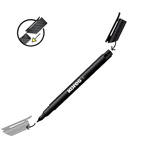 kores-k-marker-p1-permanentmarker-rot-feinspitze-12er-pack image 8