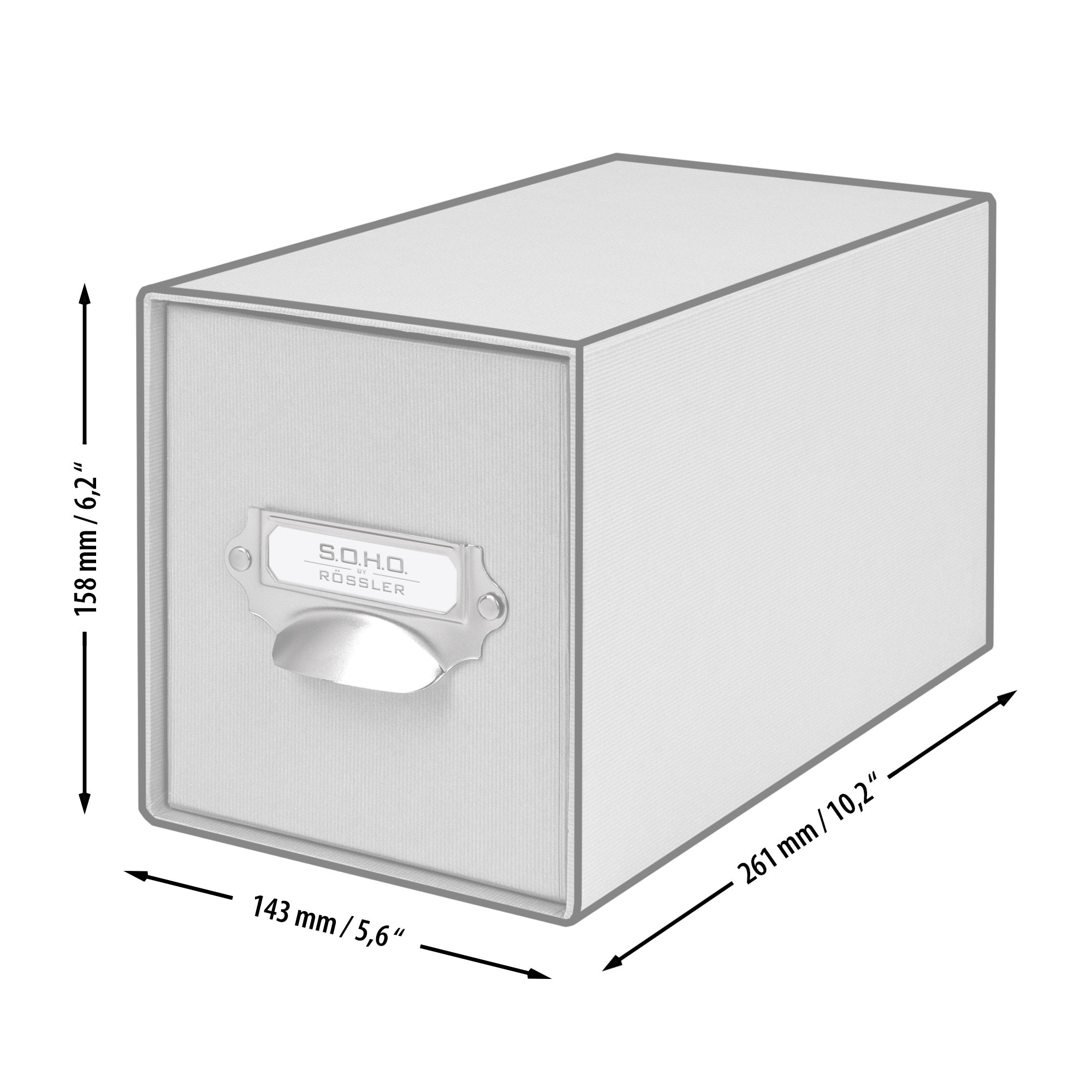 r-ssler-s-o-h-o-schubladenbox-a6-f-r-cds-fotos-taupe image 5