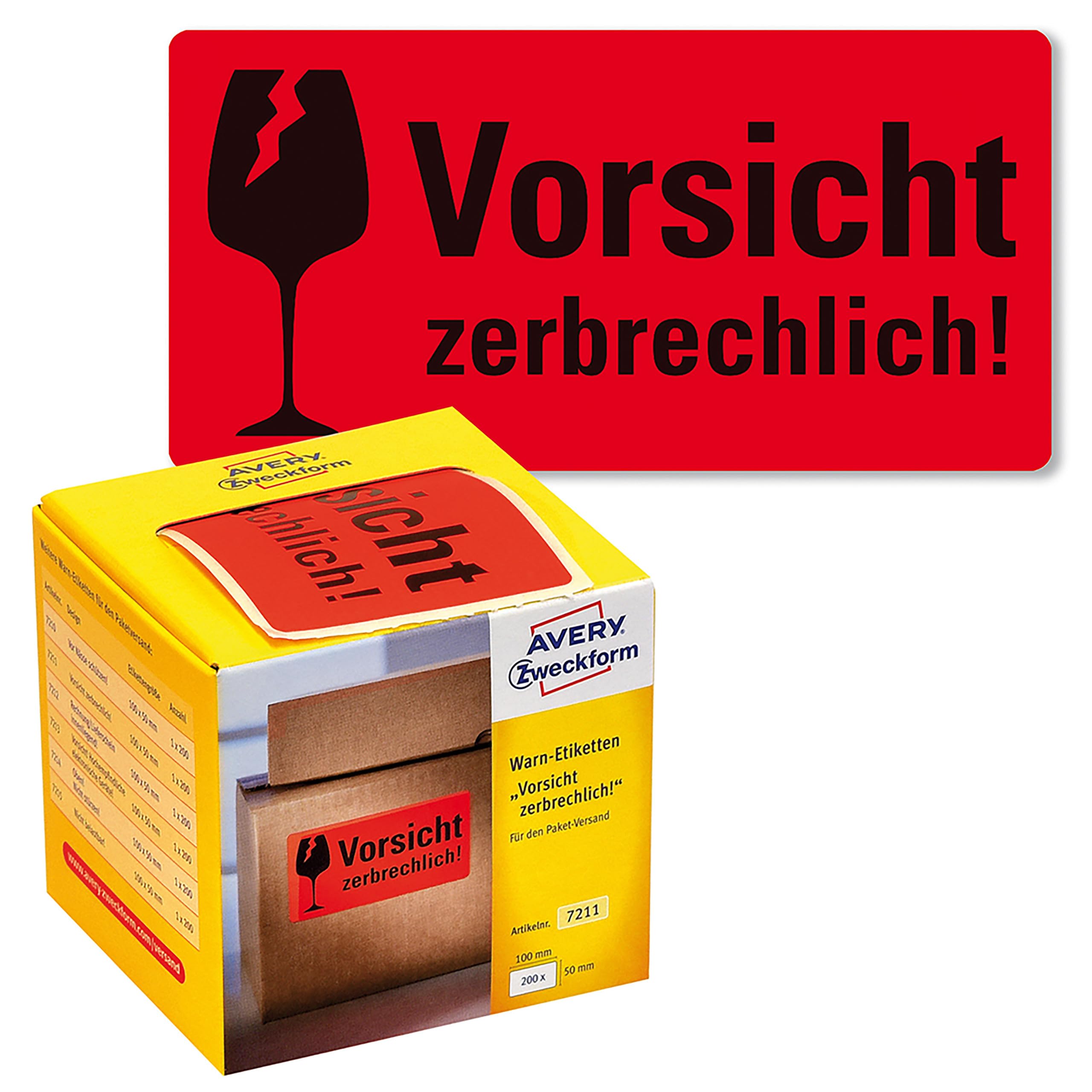 avery-zweckform-warnetiketten-7211-vorsicht-zerbrechlich-rolle-100x50-mm-neon-ro image 3