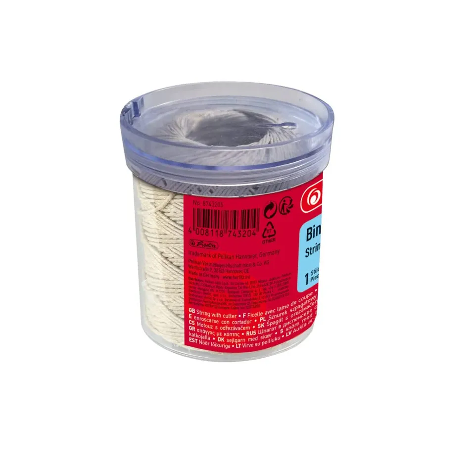 herlitz-pack-o-mat-bindfaden-dose-120-m-braun-mit-abrei-messer image 1