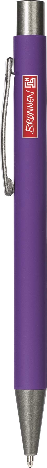 brunnen-colour-code-kugelschreiber-stripe-14-cm-purple-gummiert image 3
