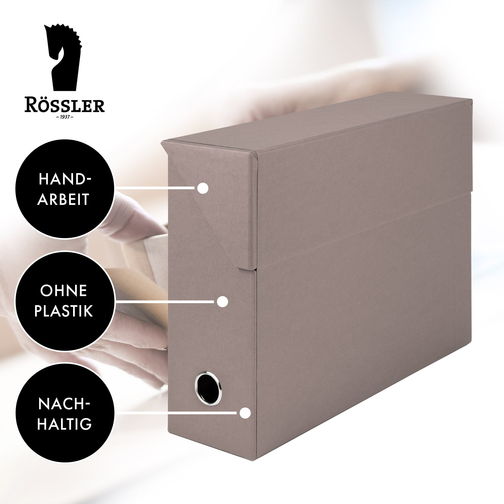 r-ssler-s-o-h-o-archivbox-a4-800-blatt-taupe-klappbox image 4