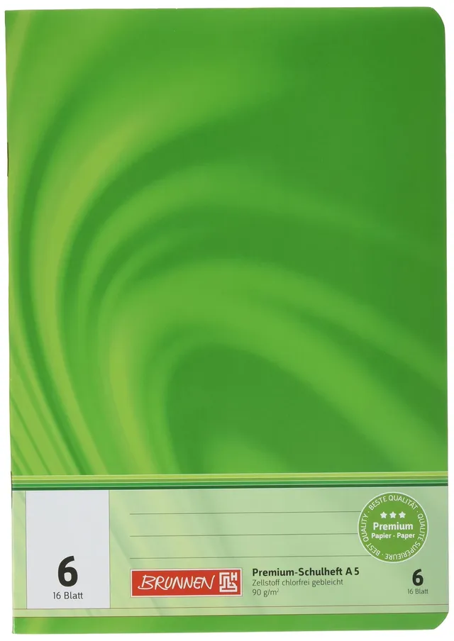 brunnen-vivendi-schulheft-a5-blanko-16-blatt-mit-linienblatt image 1
