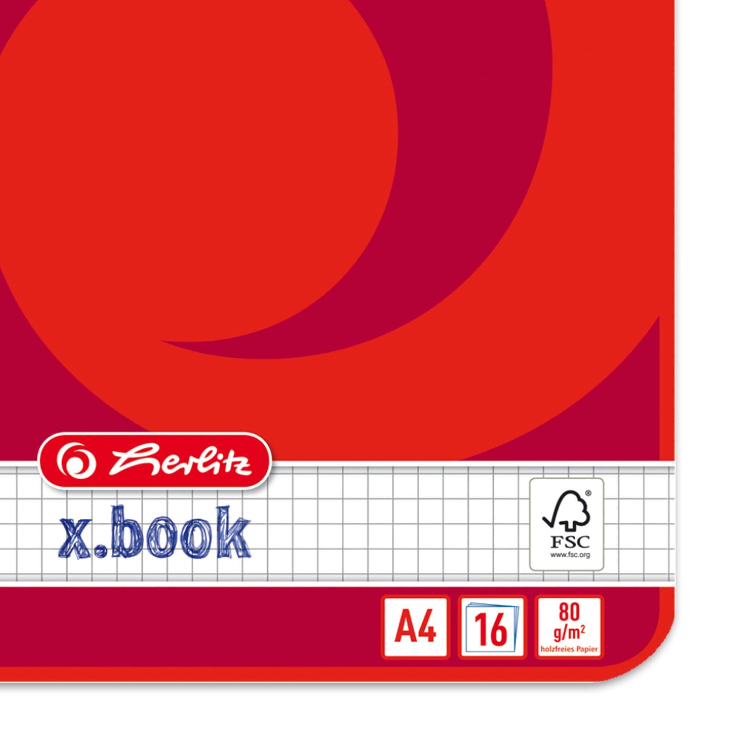 herlitz-schulheft-x-book-a4-kariert-lineatur-22-16-blatt-10-st-ck image 5