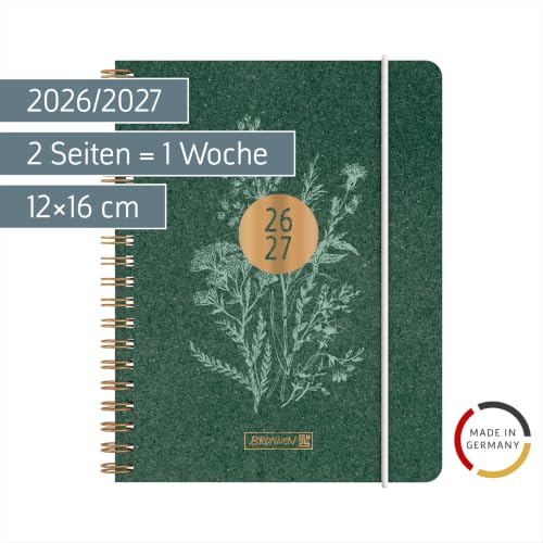 brunnen-sch-lerkalender-2026-2027-botanical-a6-karton-2-seiten-1-woche image 8