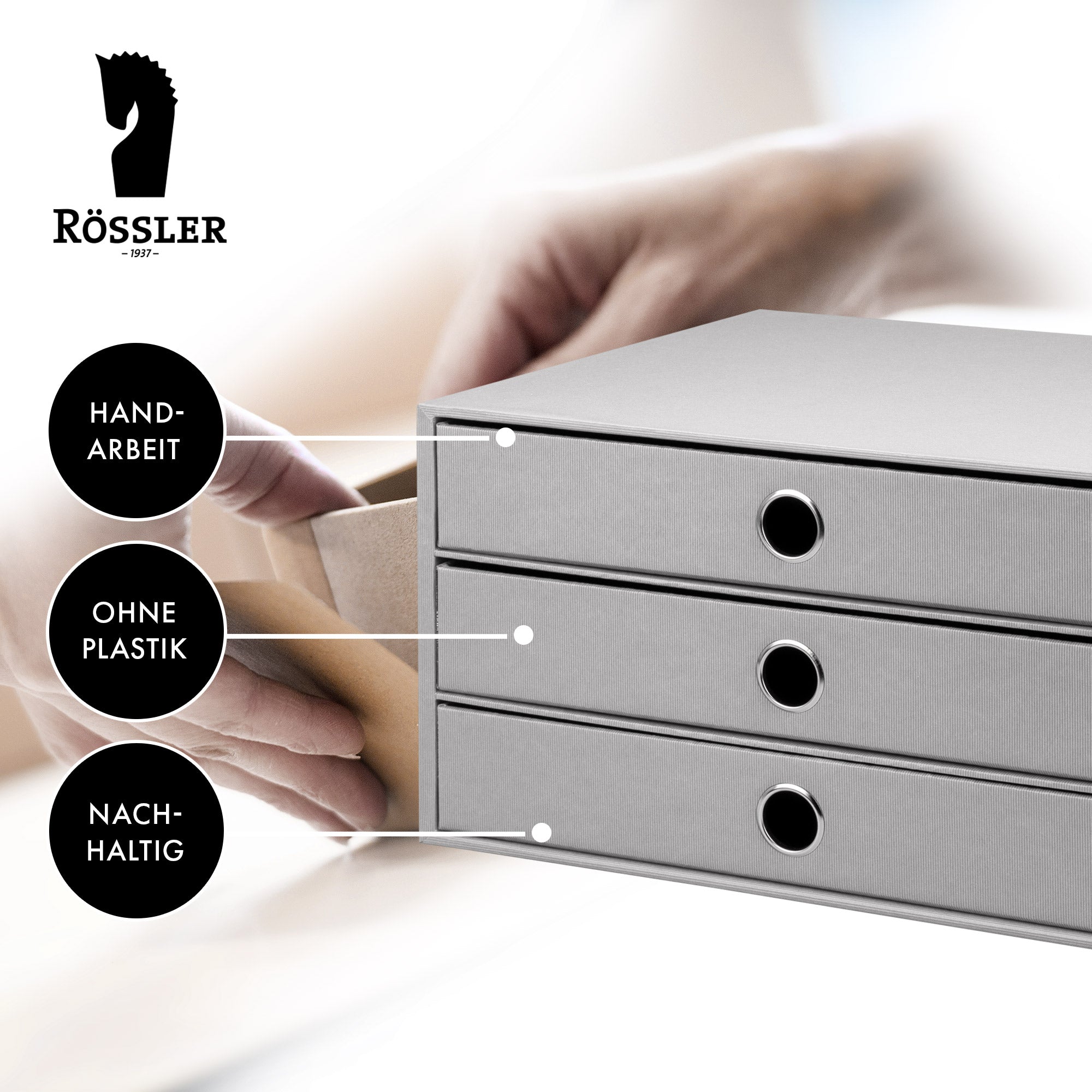 r-ssler-s-o-h-o-schubladenbox-a4-querformat-3-f-cher-stone-grau image 4