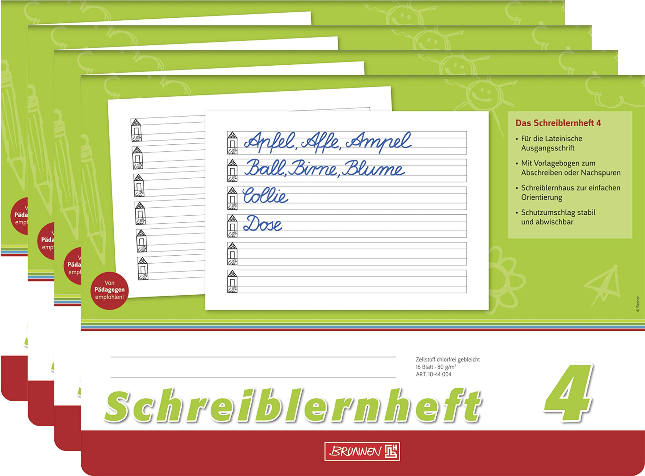 brunnen-1044004-schreiblernheft-4-a4-quer-lineatur-4-16-blatt image 8