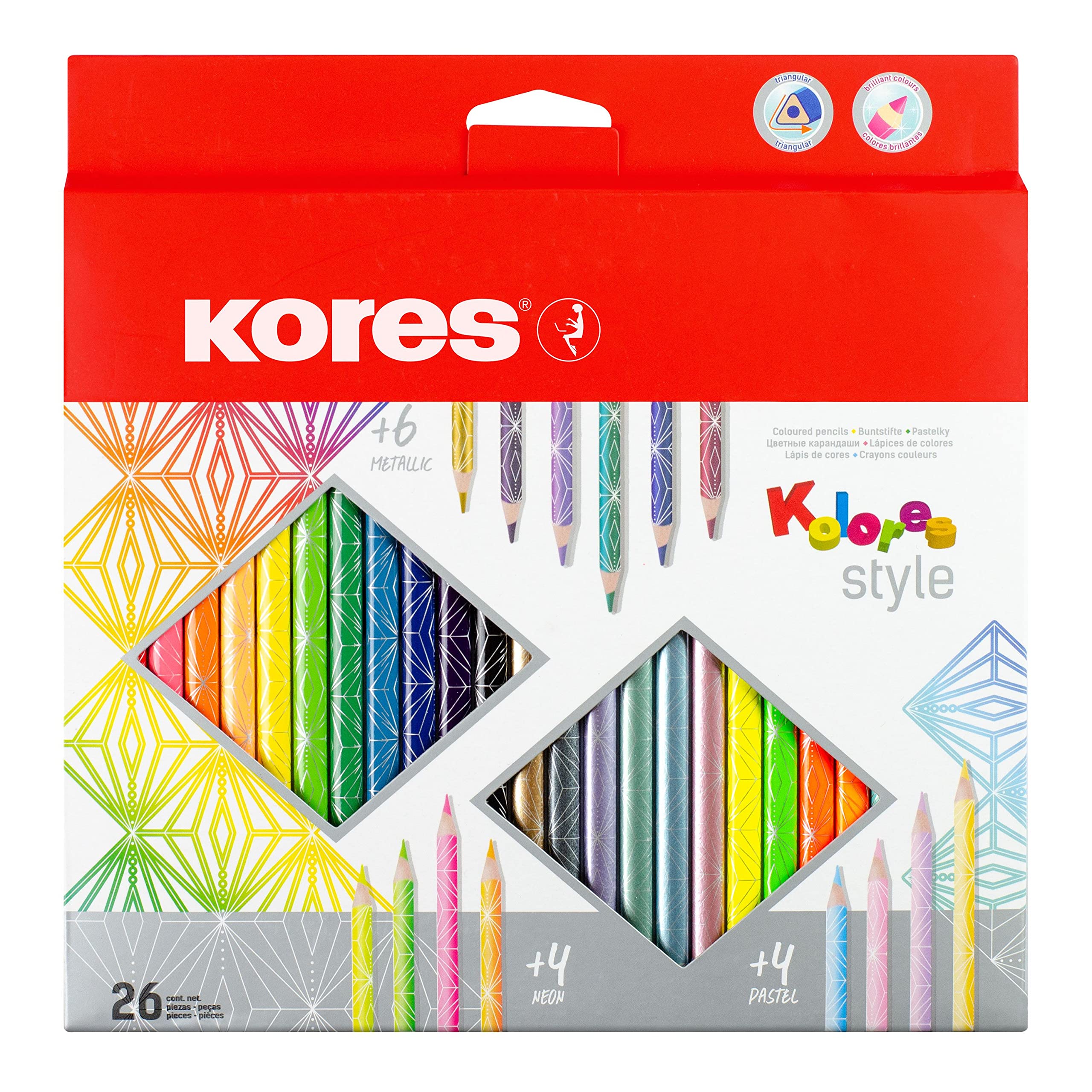 kores-kolores-style-buntstifte-bb93320-26-farben image 1