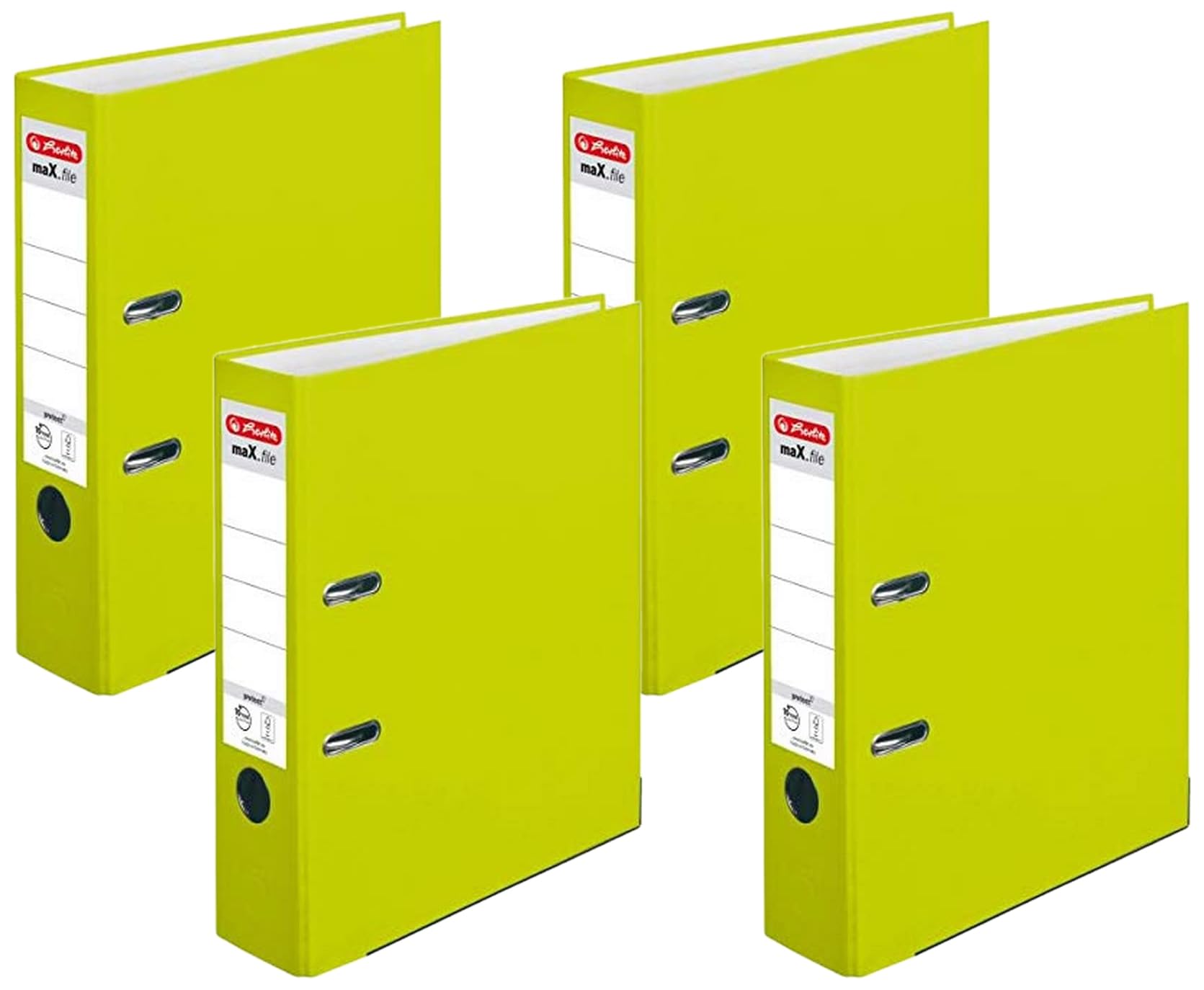 herlitz-ordner-a4-max-file-protect-8-cm-hellgr-n-mit-kantenschutz image 2