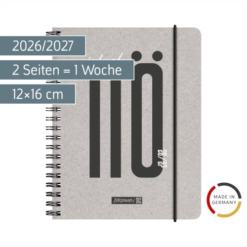 brunnen-sch-lerkalender-nope-2026-2027-a6-karton-grau-schwarz-18-monate-juli-202 image 7