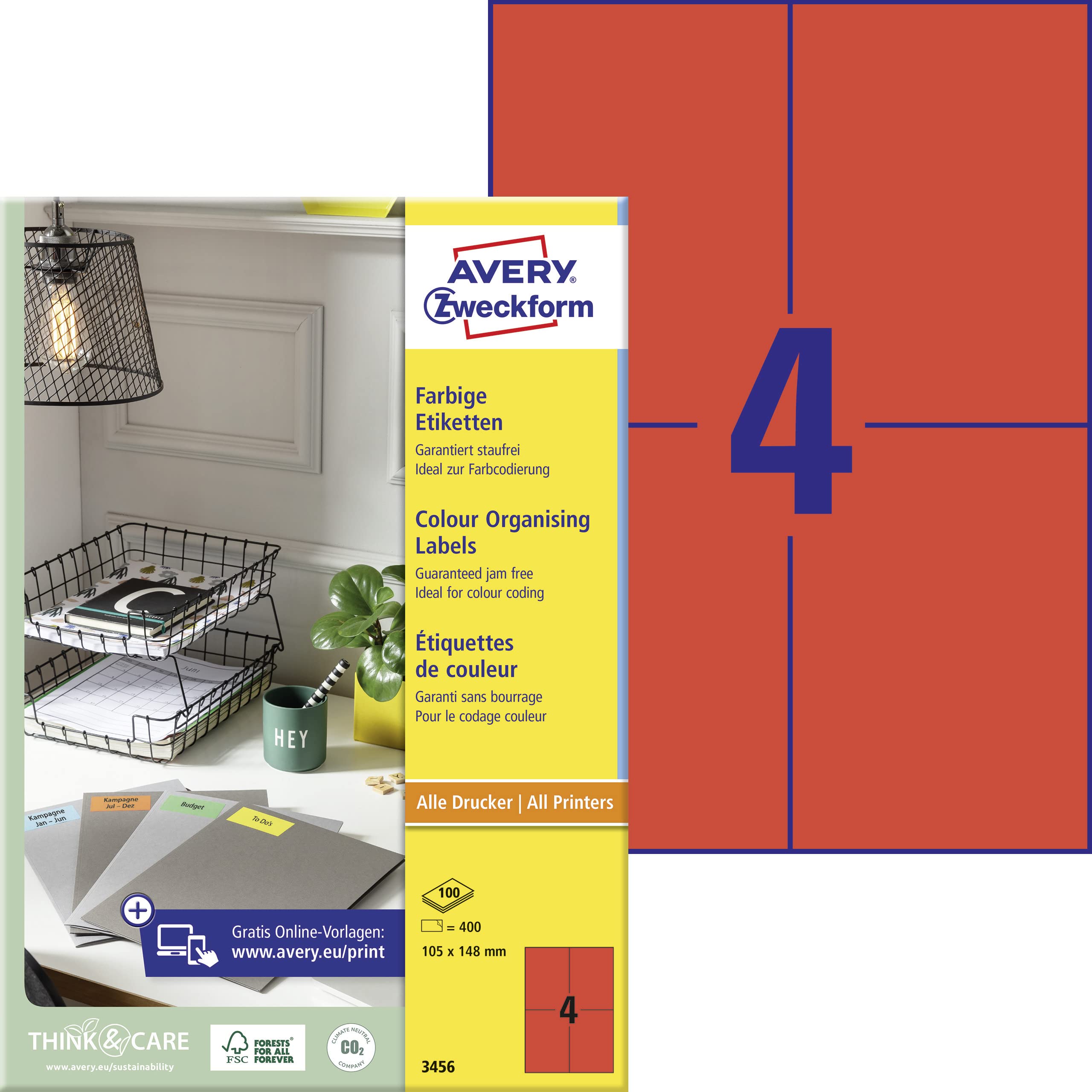 avery-zweckform-3459-gelbe-etiketten-105x148mm-400-aufkleber-100-blatt image 6