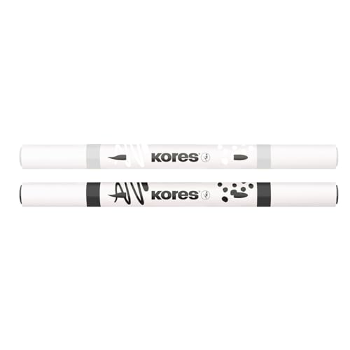 kores-kreative-marker-acryl-duo-tip-schwarz-wei-2-st-ck image 6