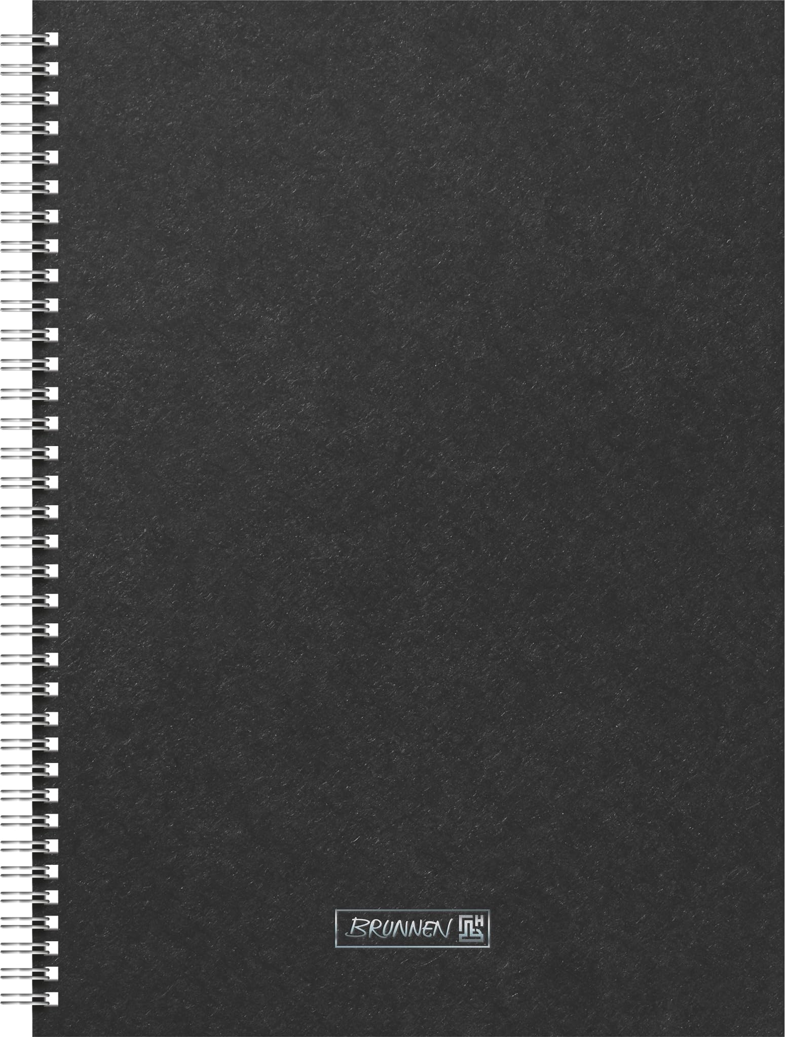 brunnen-premium-wire-notizbuch-a4-punktiert-192-seiten-schwarz image 1
