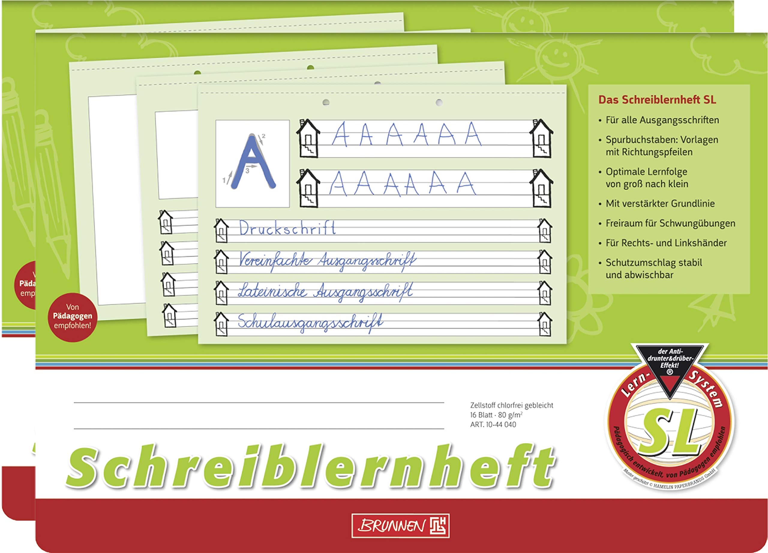 brunnen-1044004-schreiblernheft-4-a4-quer-lineatur-4-16-blatt image 7