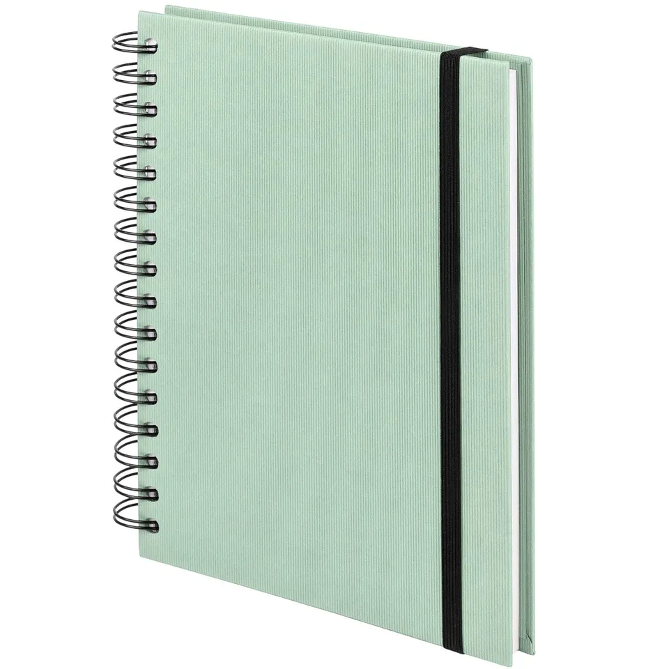 r-ssler-s-o-h-o-notizbuch-a5-hardcover-blanko-mit-gummizug-mint image 1