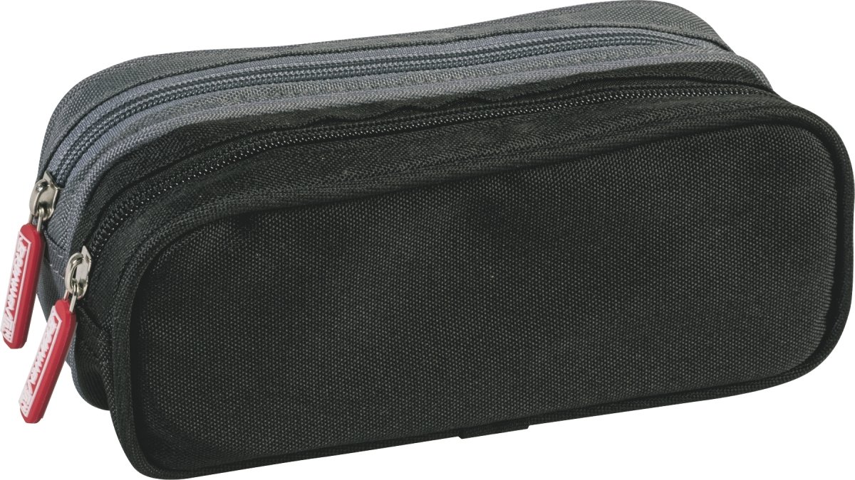 brunnen-schlamper-etui-duo-104901380-stifte-etui-20-x-7-x-8-cm-grau-schwarz-2-f- image 2