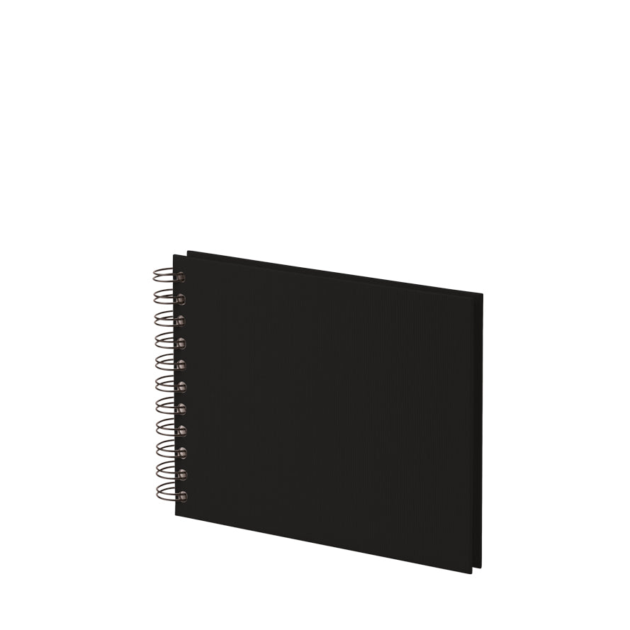 r-ssler-s-o-h-o-spiral-fotoalbum-blanko-19-5x14-5cm-40-seiten-schwarz image 1