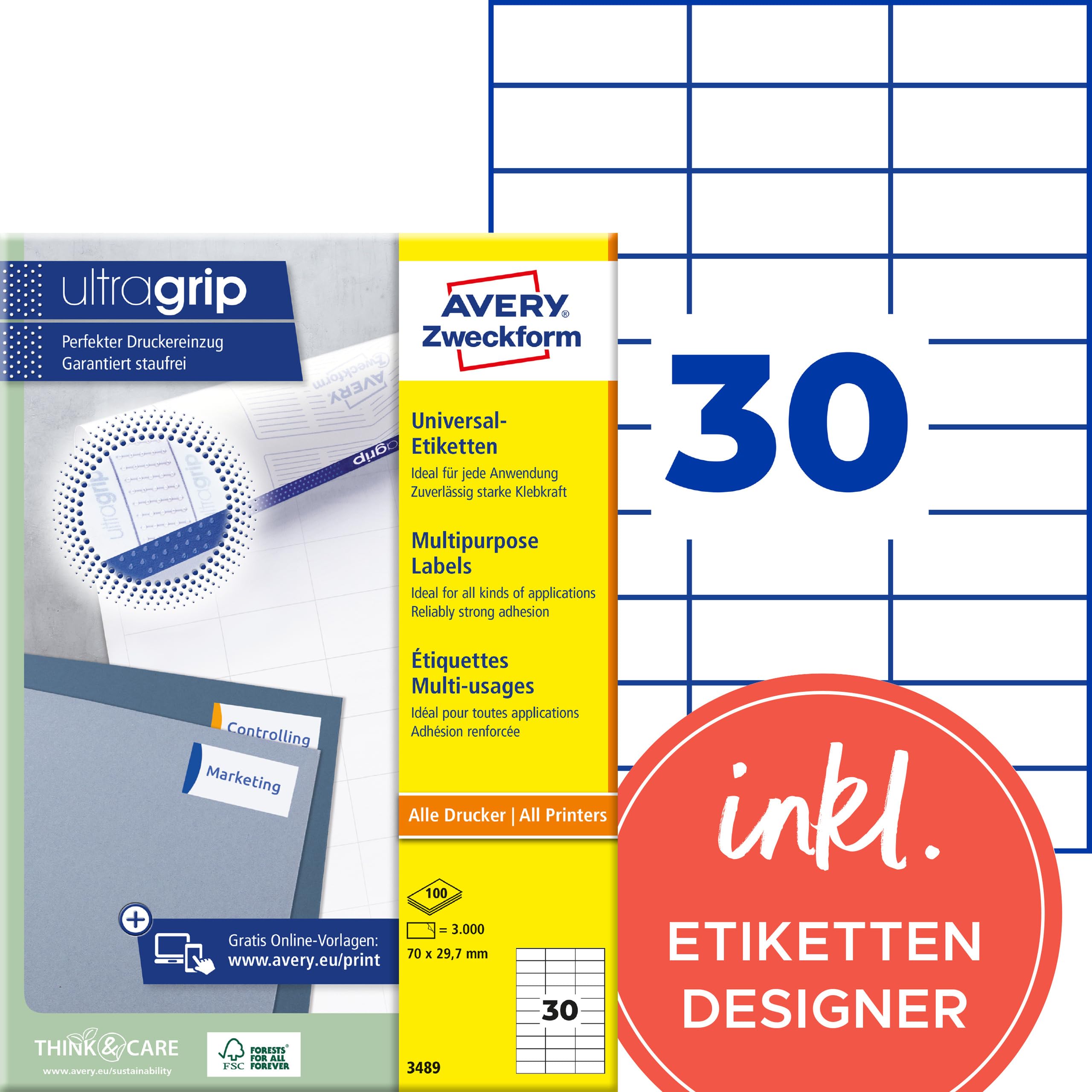 avery-zweckform-universal-etiketten-3489-3000-etiketten-70x29-7-mm-wei image 1