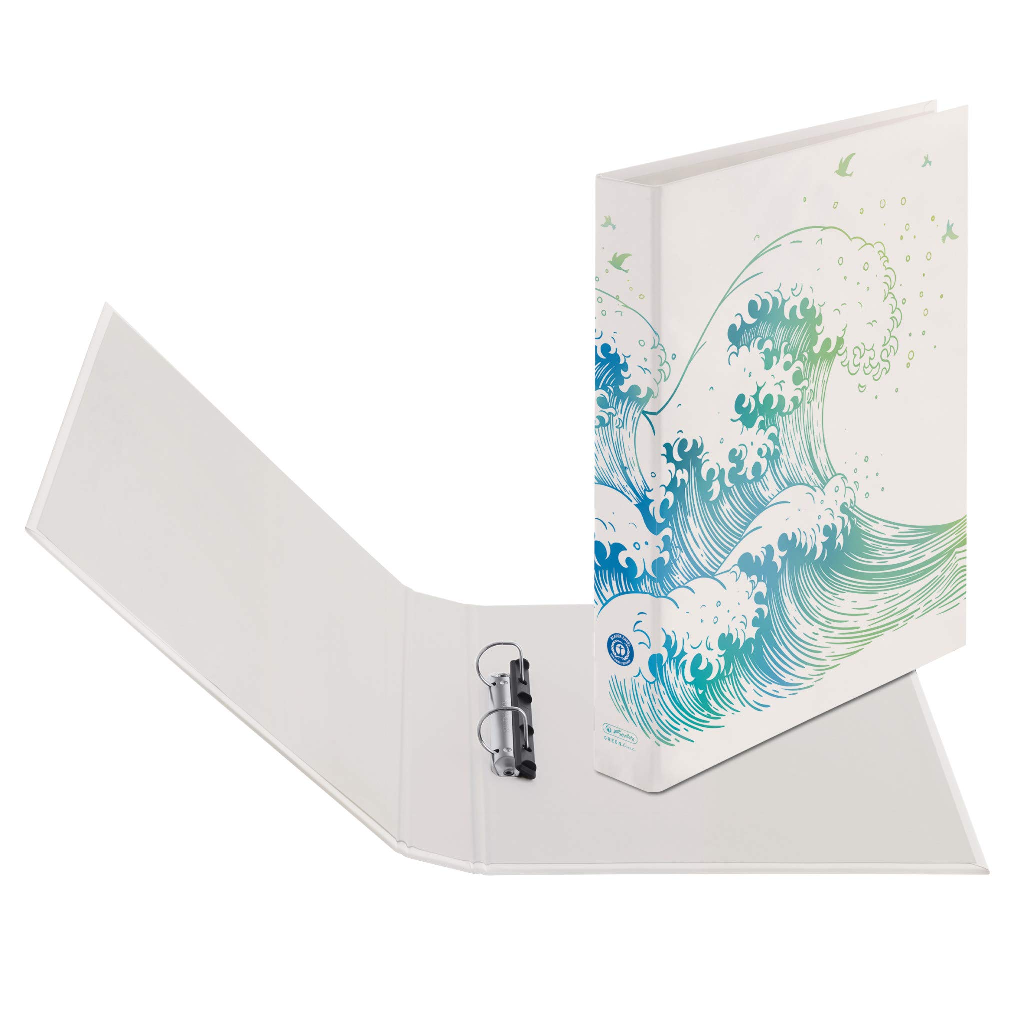 herlitz-50033416-ringbuch-max-file-a4-2-ring-greenline-welle-25-mm image 2