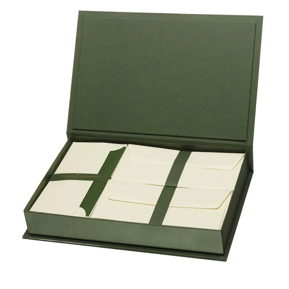 r-ssler-paper-royal-briefpapier-kassette-50-st-ck-gr-n-mit-seidenfutter image 1