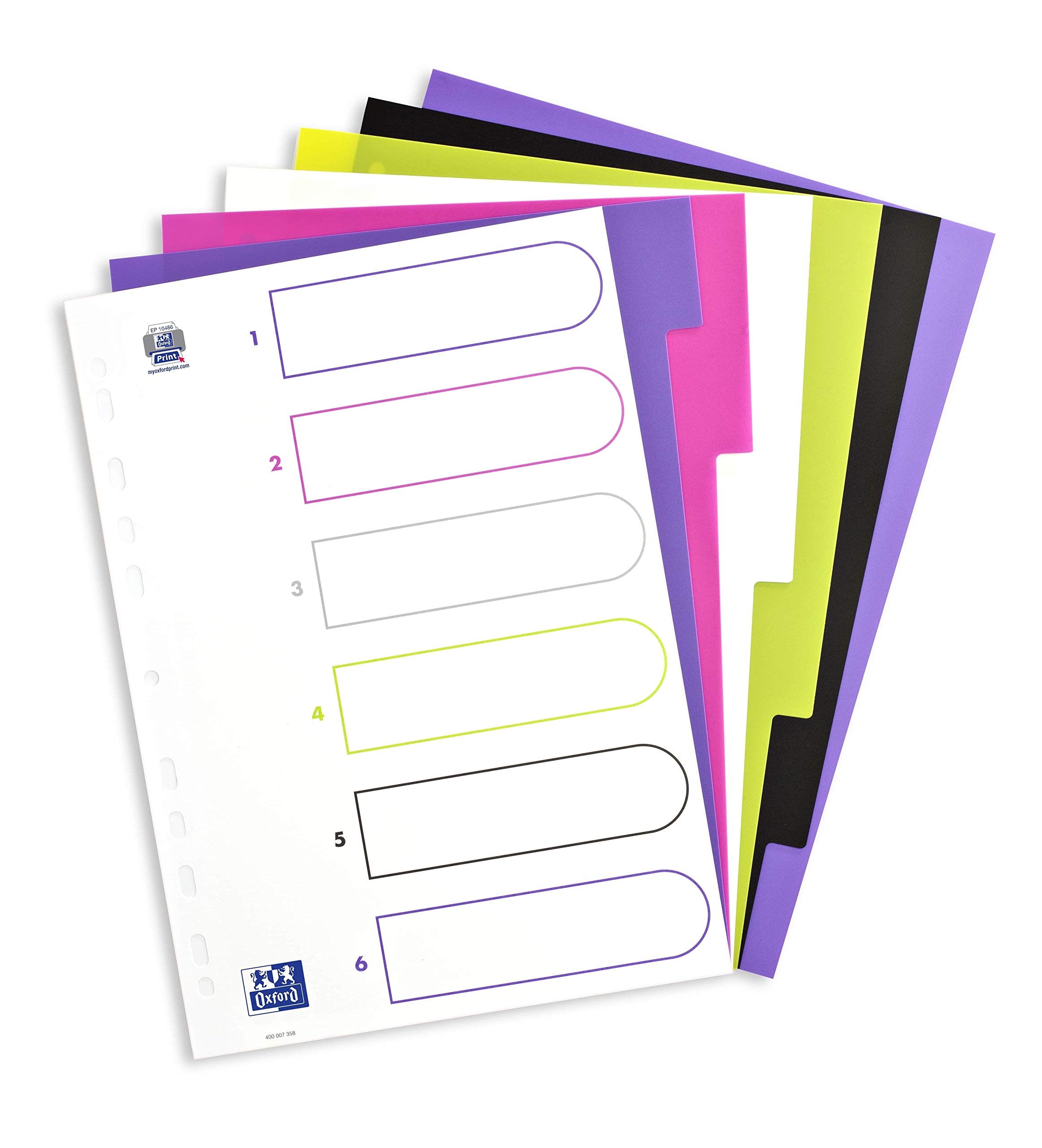 oxford-mycolour-kunststoff-register-a4-blanko-10-teilig-20-st-ck image 3