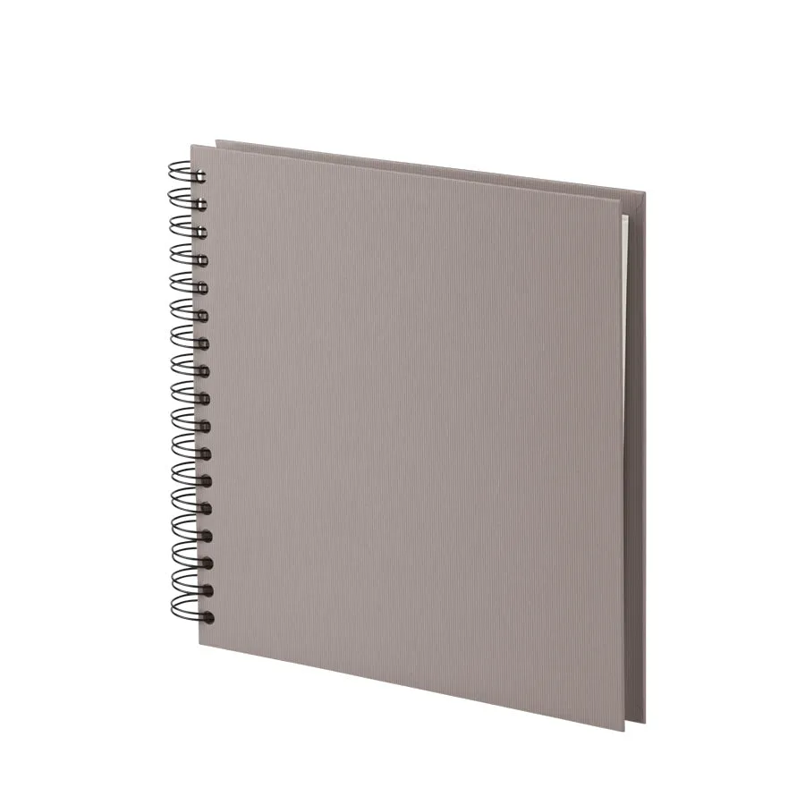 r-ssler-s-o-h-o-spiral-fotoalbum-blanko-25x23-cm-60-seiten-taupe image 1
