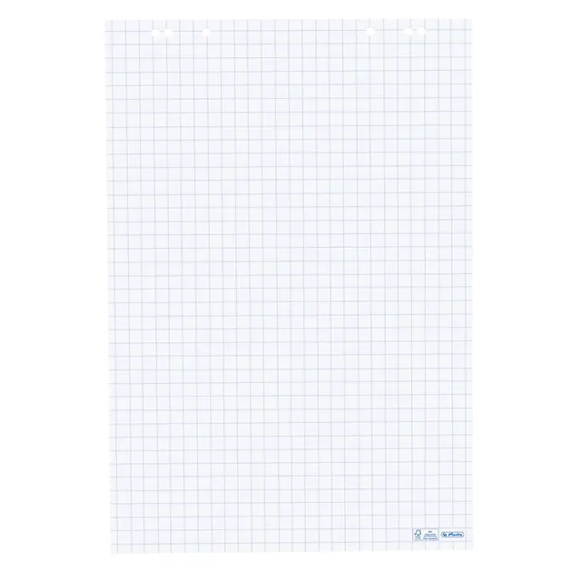 herlitz-flipchartpapier-x-book-65x98-cm-kariert-80-g-m-5-bl-cke image 1