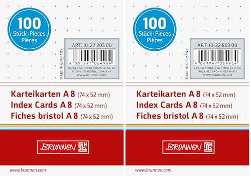 brunnen-karteikarten-a8-dotted-wei-100-st-ck image 8