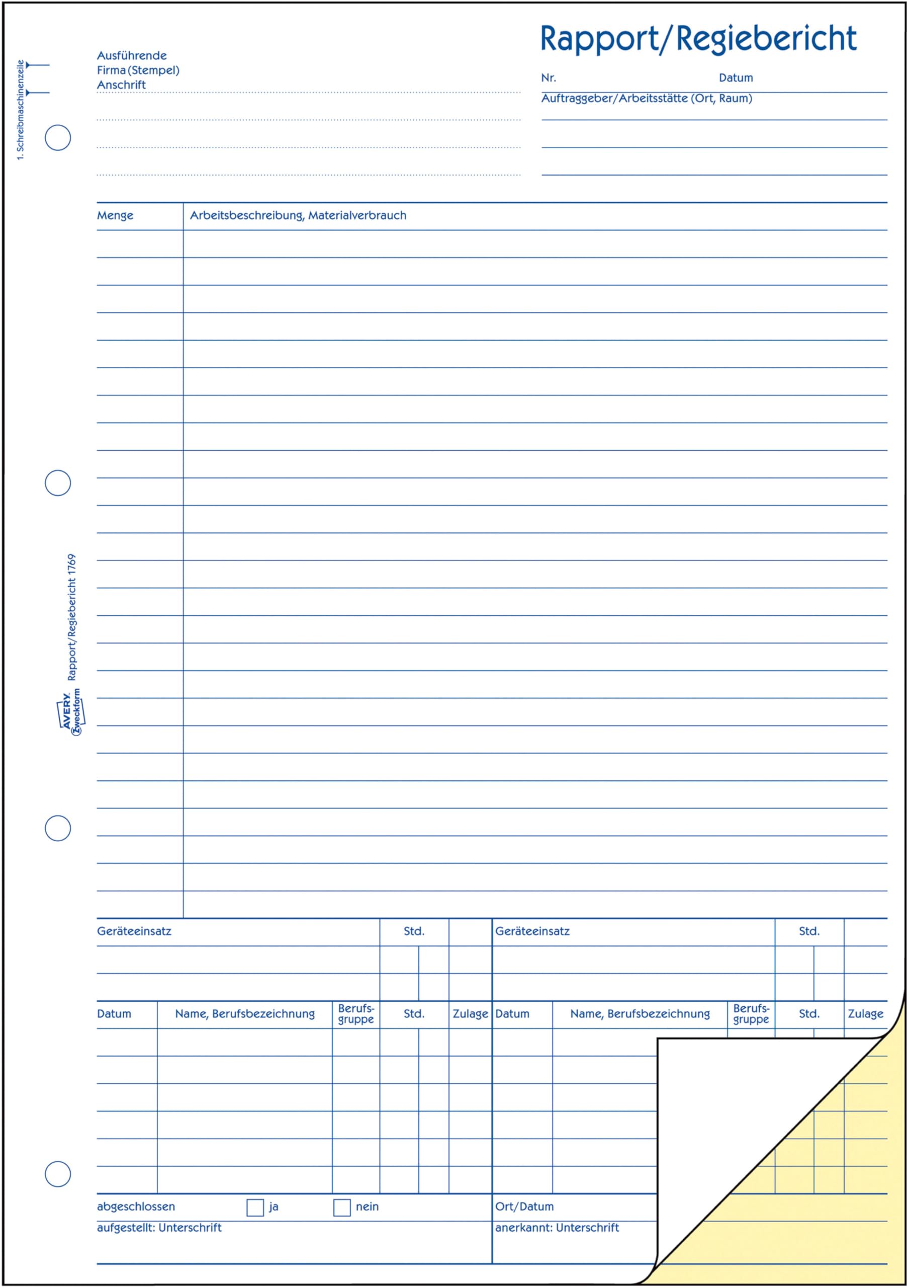 avery-zweckform-1769-5-rapport-regiebericht-a4-selbstdurchschreibend-2x40-blatt- image 3