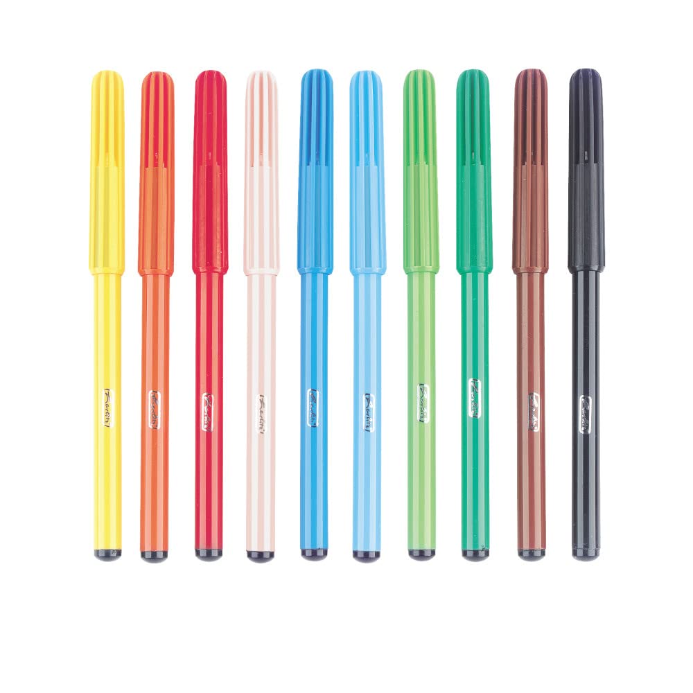 herlitz-filzstifte-10-farben-fasermaler-m-2-mm-10-st-ck image 2