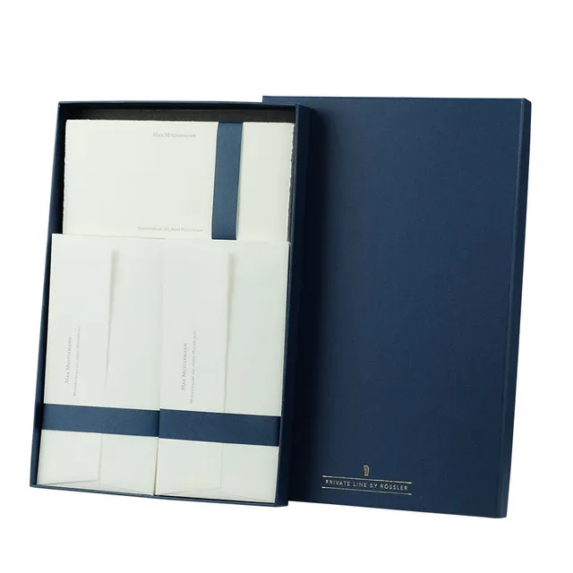r-ssler-private-line-briefpapier-box-b-tten-papier-40-st-ck-blau image 1