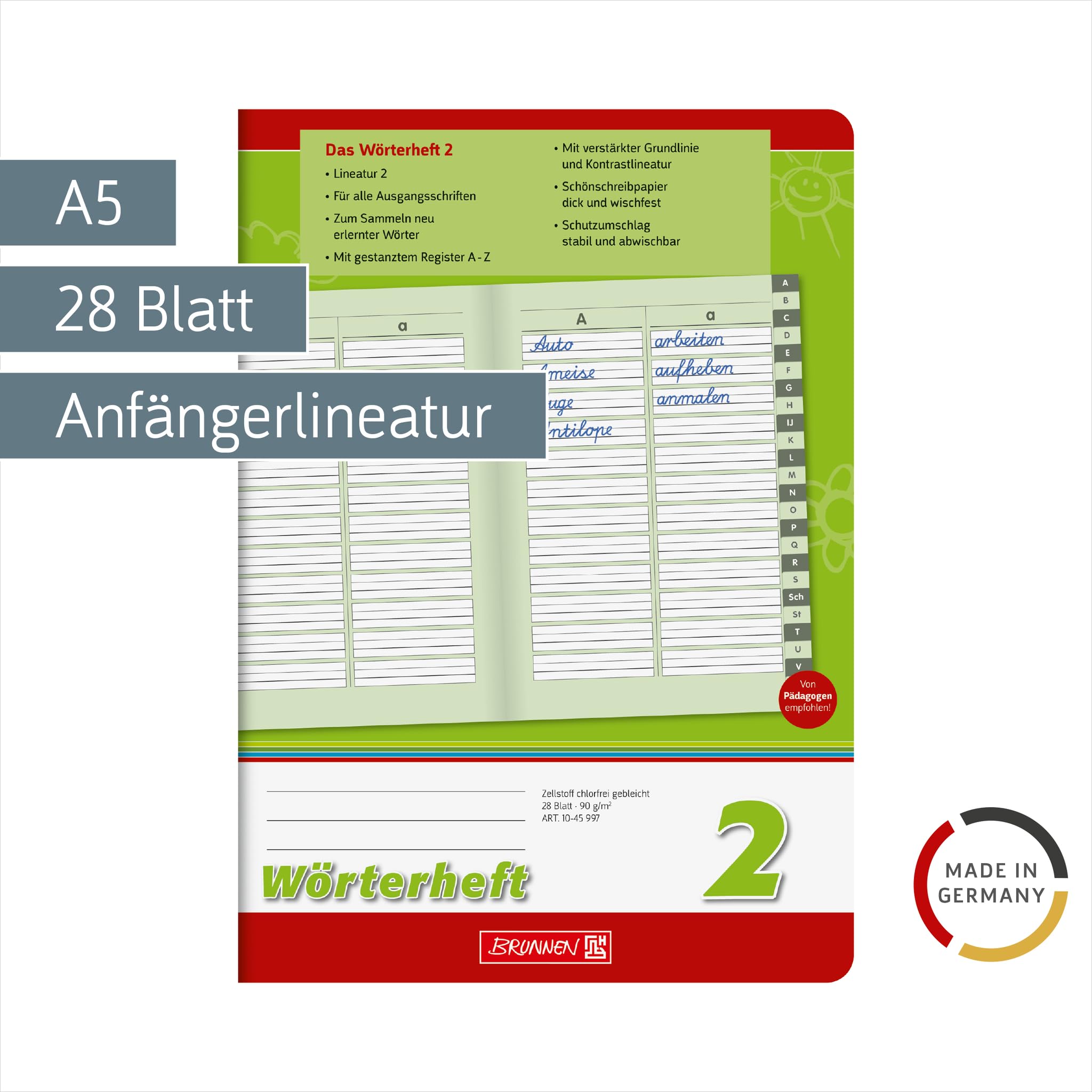 brunnen-1045997-w-rterheft-2-a5-28-blatt-mit-register image 2