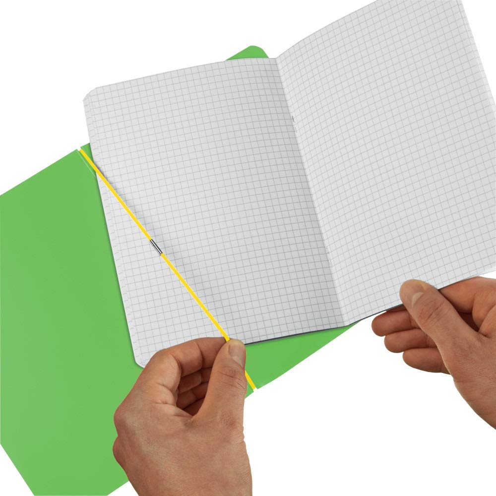 herlitz-11361581-notizheft-my-book-flex-a6-kariert-hellgr-n-40-blatt image 3