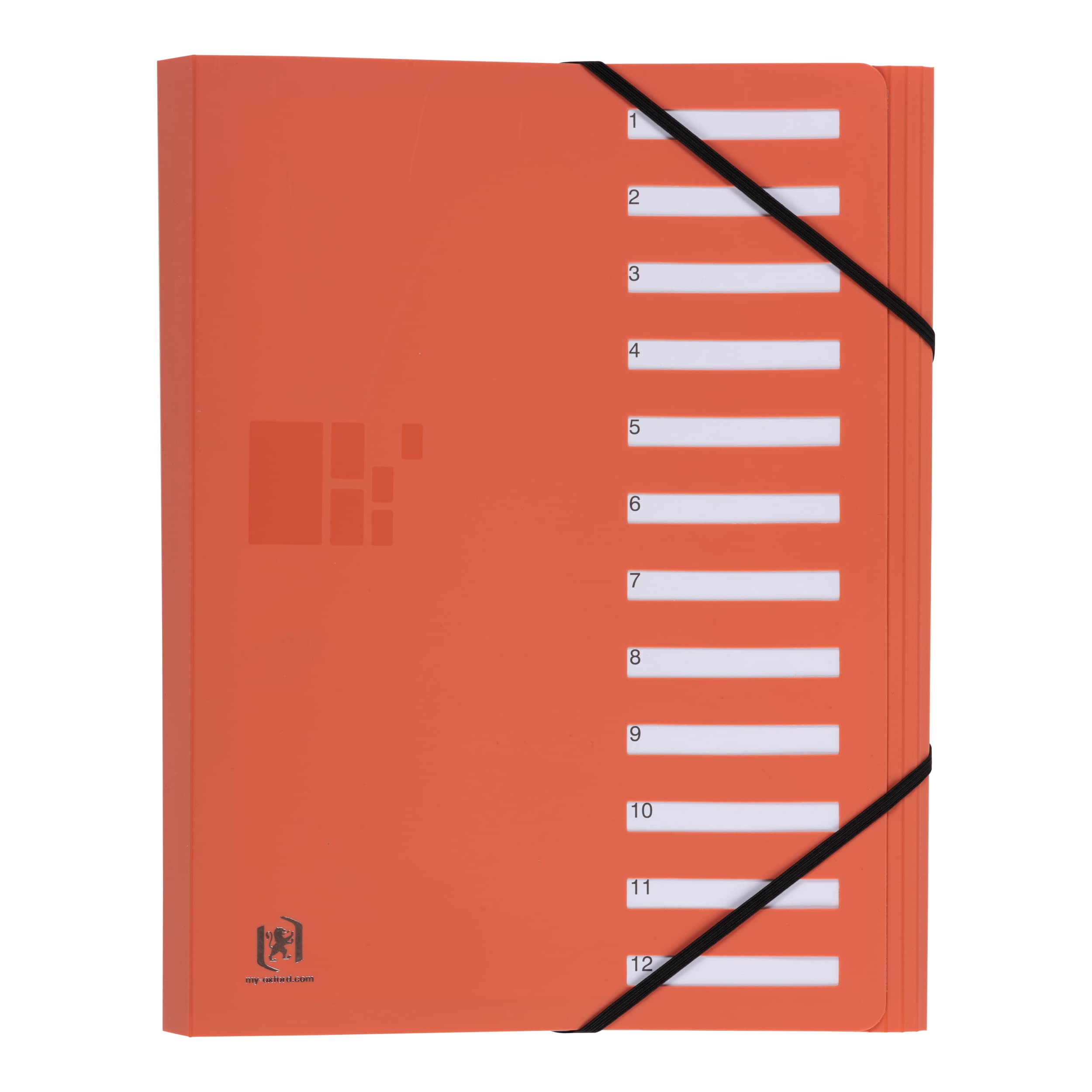 oxford-ordnungsmappe-din-a4-12-f-cher-orange image 1