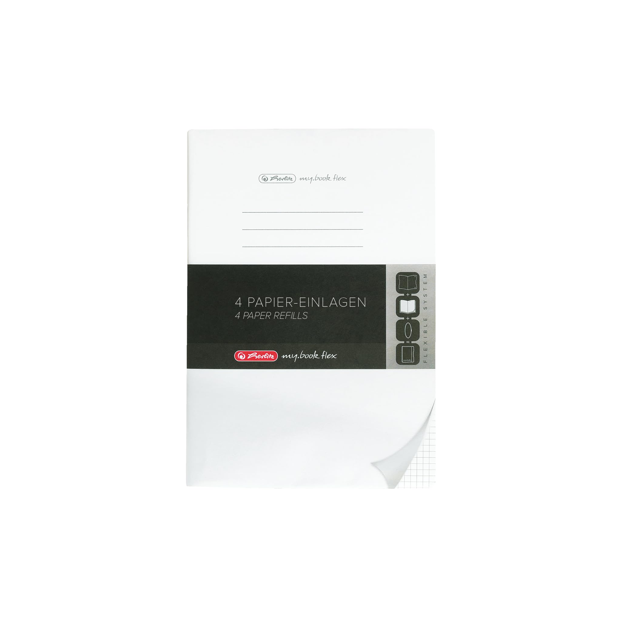 herlitz-my-book-refill-f-r-notizheft-flex-a4-kariert-4x40-blatt image 1