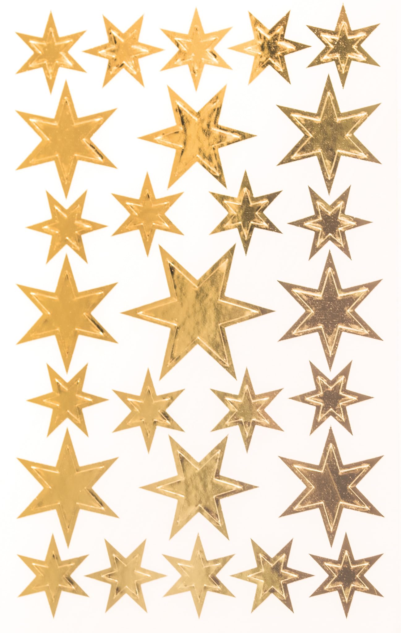 avery-zweckform-52252-aufkleber-weihnachten-sterne-gold-54-st-ck image 2