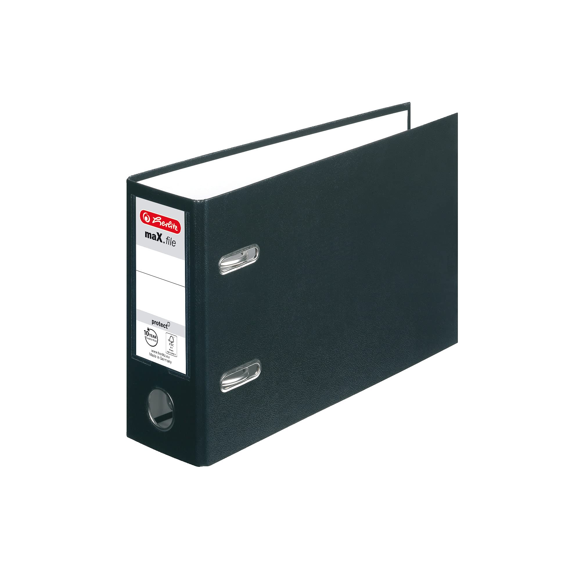 herlitz-max-file-protect-ordner-a5-quer-8-cm-schwarz-10-st-ck image 1