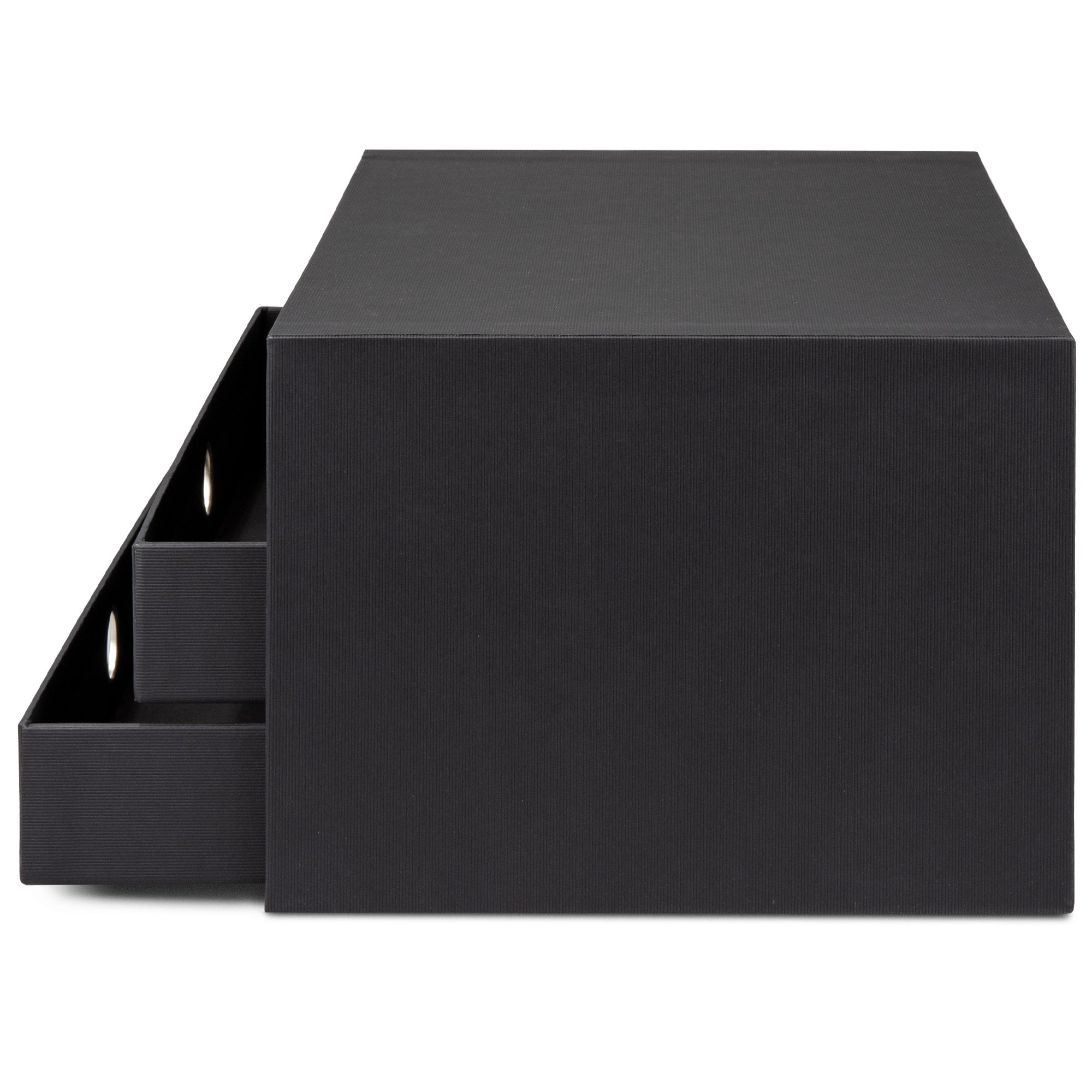 r-ssler-s-o-h-o-schubladenbox-a4-querformat-3-f-cher-schwarz image 3