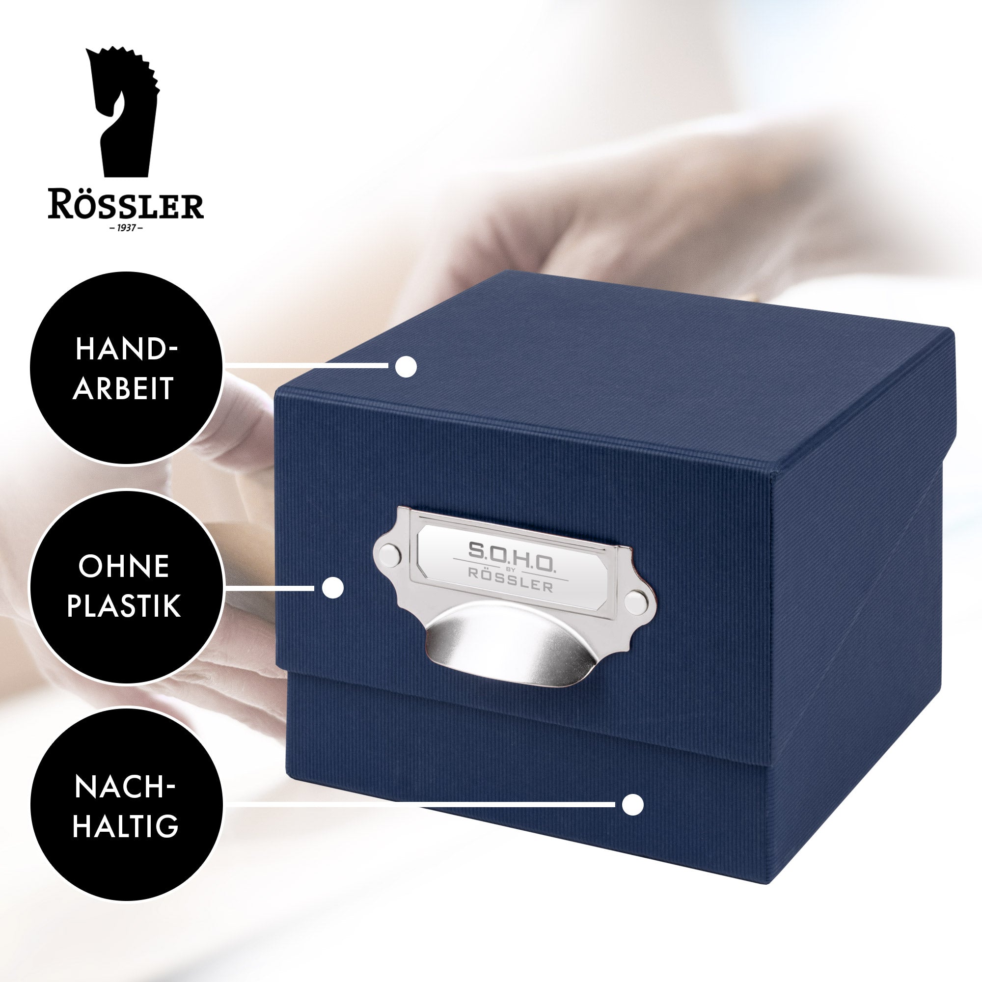 r-ssler-s-o-h-o-box-f-r-fotos-karteikarten-a6-16-7x12-5cm-navy-blau image 3