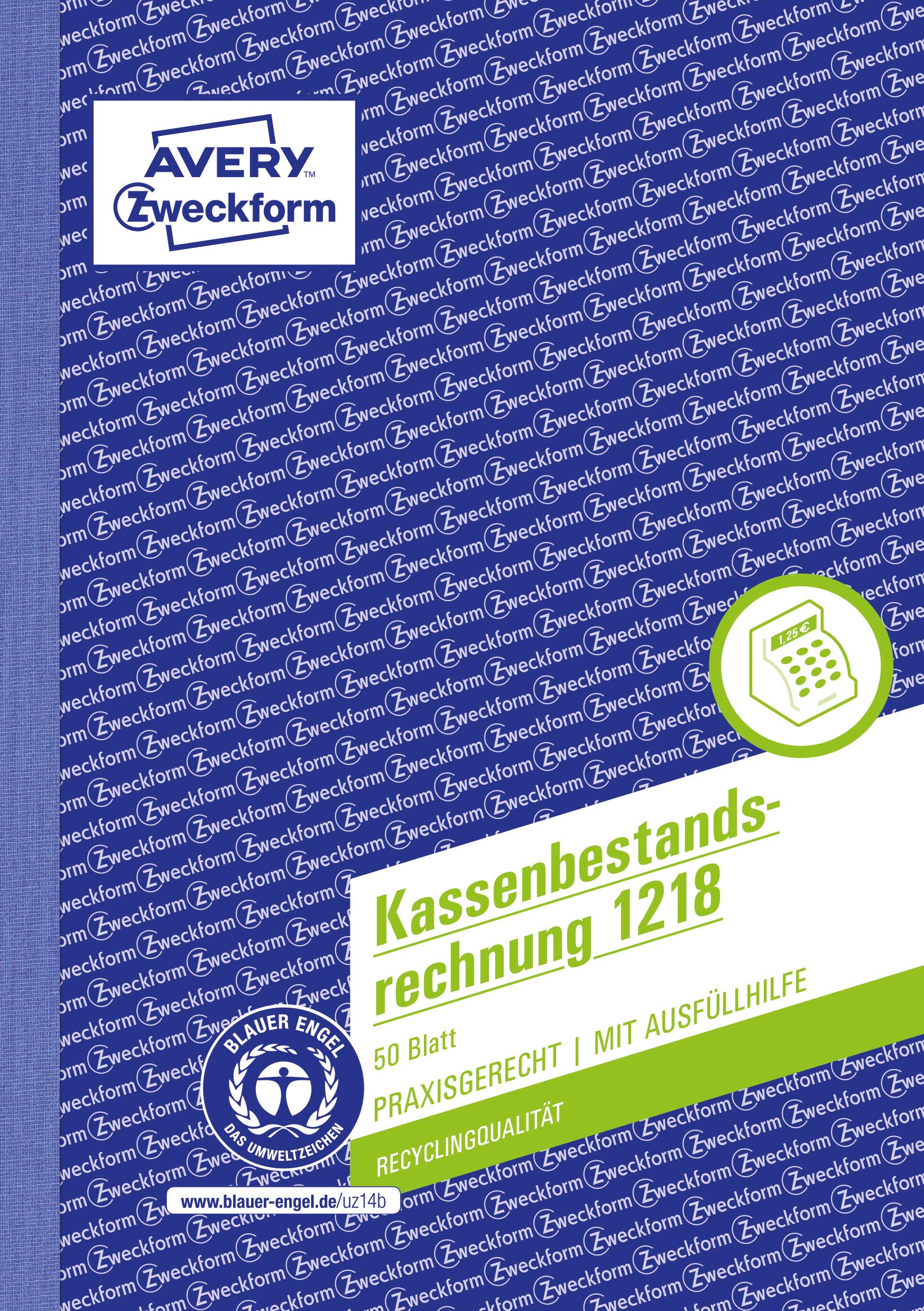 avery-zweckform-1218-recycling-kassenbestandsrechnung-a5-50-blatt-f-r-tageseinna image 2