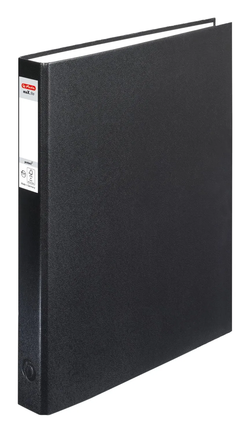 herlitz-max-file-protect-ringbuch-a4-2-ring-25mm-schwarz image 1