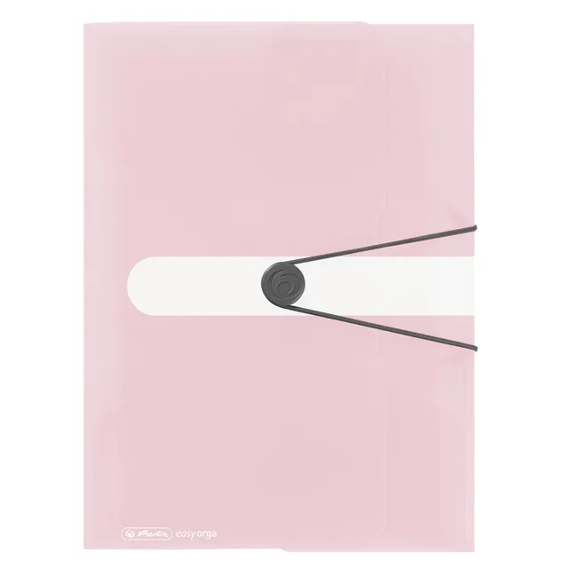 herlitz-gummizugmappe-a4-11408739-transparent-ros-3er-packung image 1