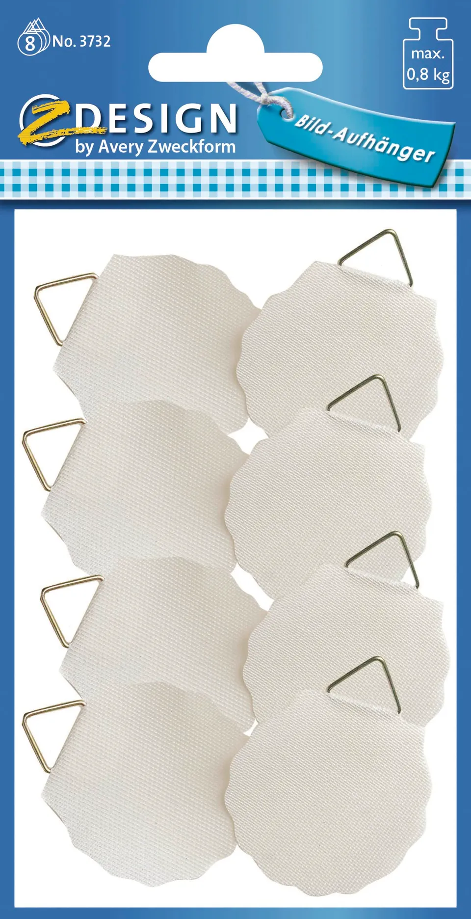 avery-zweckform-3732-bildaufh-nger-selbstklebend-30-mm-8-st-ck image 1