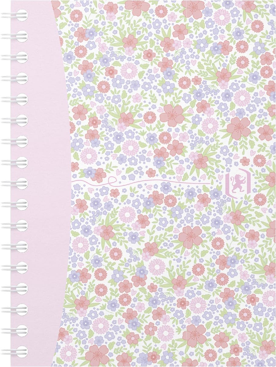 oxford-spiral-notizbuch-a6-floral-kariert-100-seiten-softcover-10-st-ck image 4