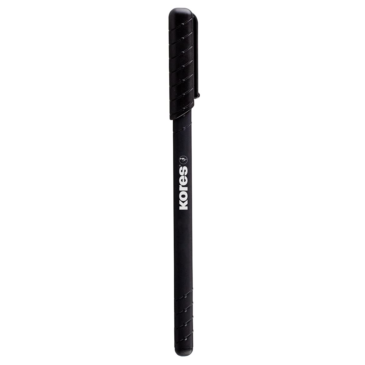 kores-k0r-m-kugelschreiber-schwarz-1-0-mm-12-st-ck-mit-griff image 1