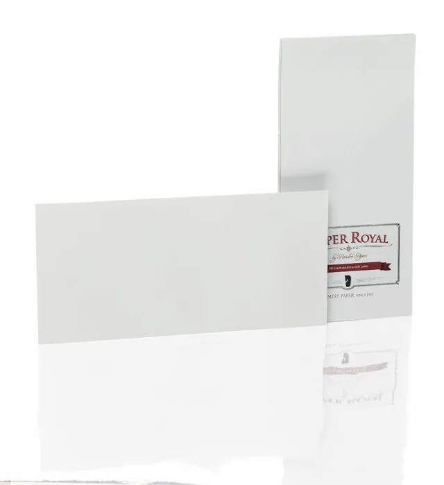 r-ssler-paper-royal-karte-gerippt-din-lang-grau-20-st-ck image 1