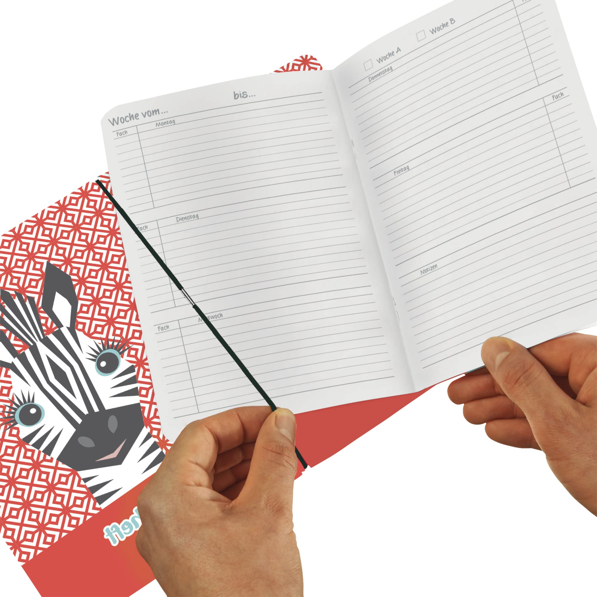 herlitz-aufgabenheft-flex-a5-48-blatt-cute-animals-zebra image 3